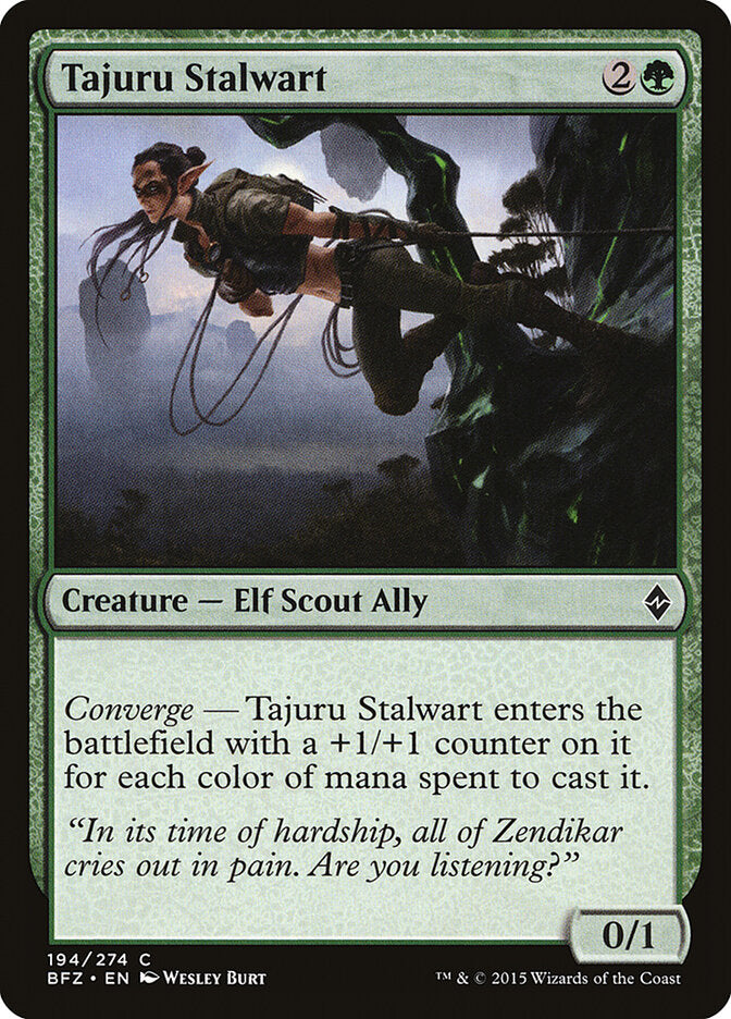 Valiente de Tajuru | Tajuru Stalwart - Battle for Zendikar #194