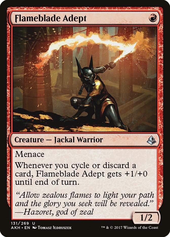 Flameblade Adept — Amonkhet #131