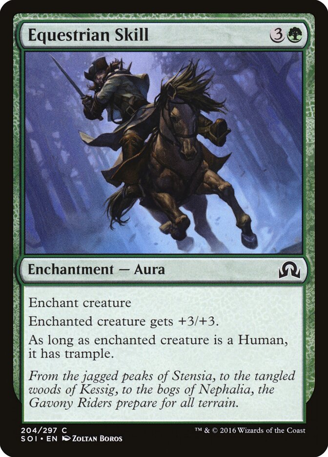 Equestrian Skill — Shadows over Innistrad #204