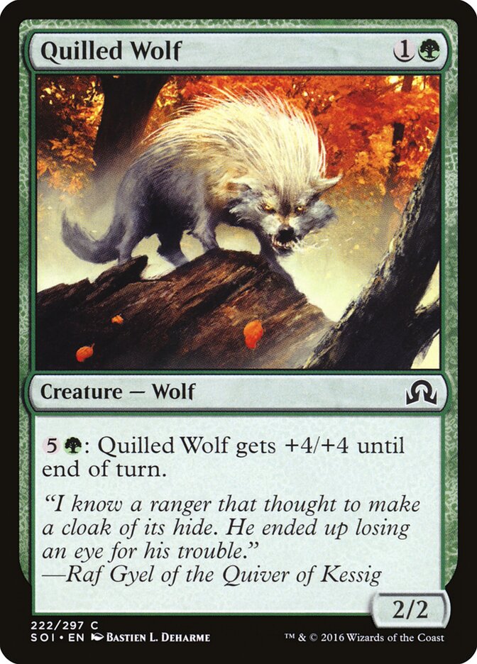 Quilled Wolf — Shadows over Innistrad #222