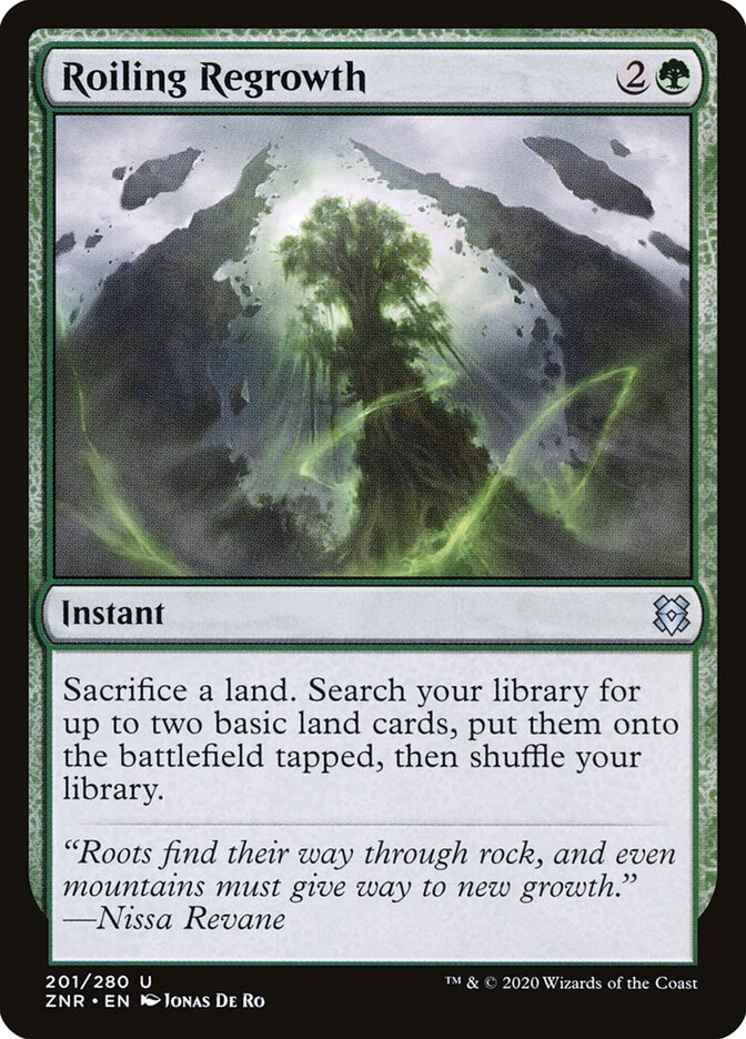 Reverdecer turbulento | Roiling Regrowth - Zendikar Rising #201