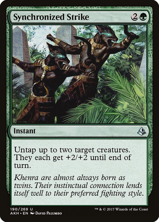 Synchronized Strike — Amonkhet #190