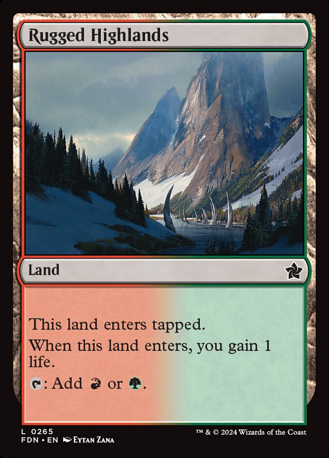 Tierras altas escabrosas | Rugged Highlands - Foundations #265