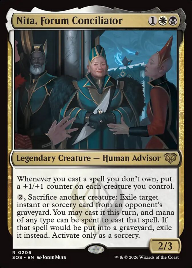 Nita, conciliadora del Foro | Nita, Forum Conciliator - Secrets of Strixhaven #206
