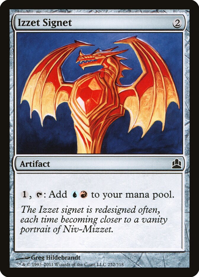 Sello ízzet | Izzet Signet - Commander 2011 #252
