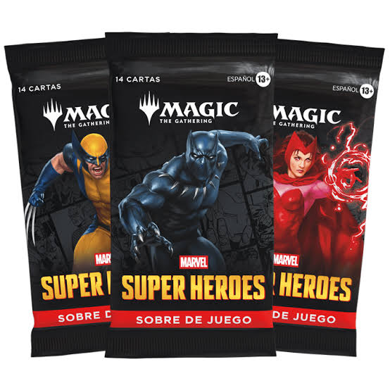 Sobre de juego de Marvel Superhéroes - Español