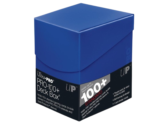 Caja de mazo con espacio para 100 cartas