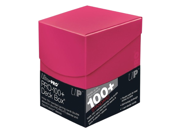 Caja de mazo con espacio para 100 cartas