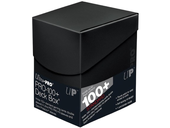 Caja de mazo con espacio para 100 cartas